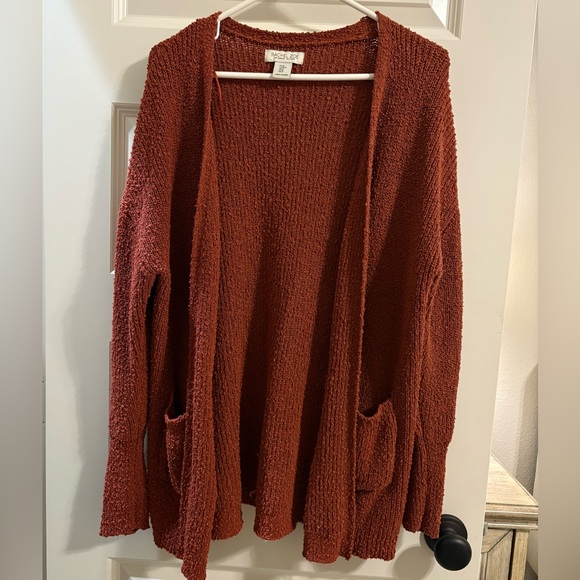 Rachel Zoe Terracotta Knit Top - Picture 1 of 3